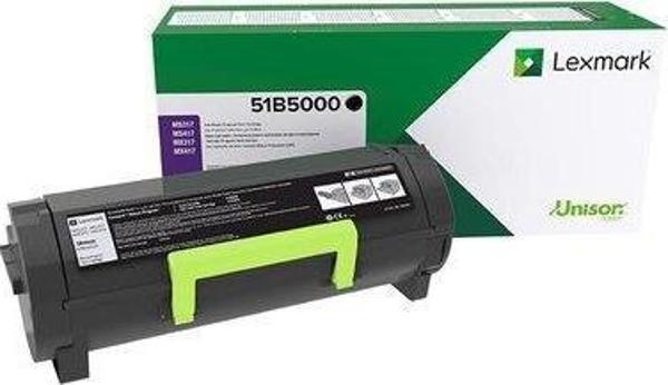 Lexmark 51B5000 2.500 Sayfa Black Siyah Toner MS317-417-517-617 MX317-417-517-617 - Image 1