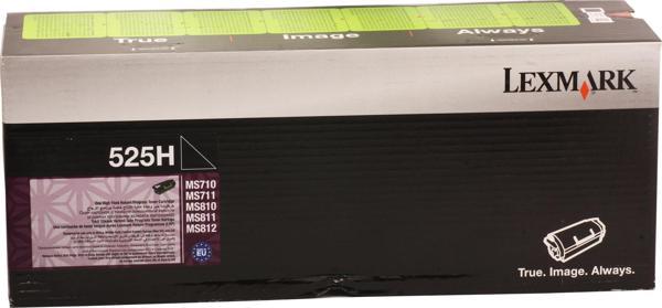 Lexmark 52D5H00 (525H) 25.000 Sayfa Black Siyah Toner MS710-711-810-811-812 - Image 1