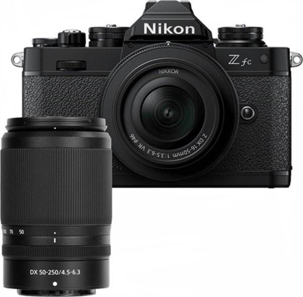 Nikon Z Fc 16-50Mm + 50-250Mm Lens Vr Çift Lensli Set (Siyah) - Image 1