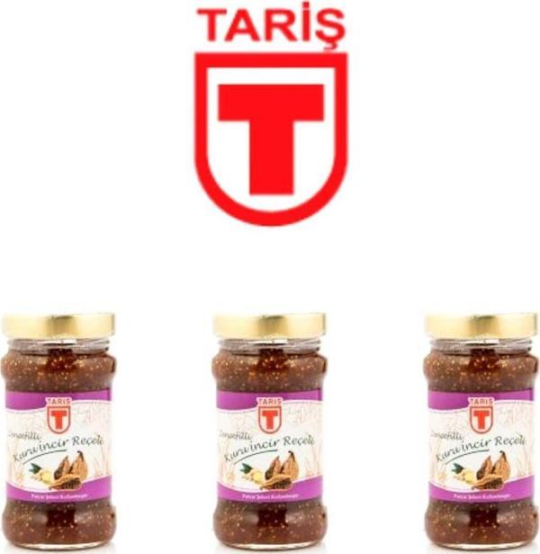 TARİŞ ZENCEFİLLİ KURU İNCİR REÇELİ 3X380 GRAM - Image 1
