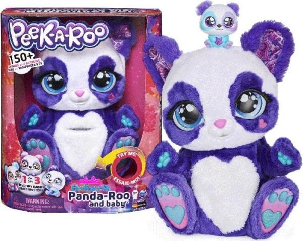 Spinmaster Peek-A-Roo Gizemli Bebek Etkileşimli Panda-Roo Peluş Oyuncak S00036440 - Image 1