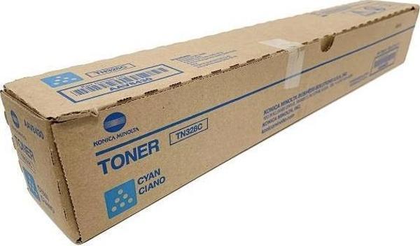 Konica Minolta Minolta TN-328C Cyan Mavi Orjinal Fotokopi Toneri Bizhup C250İ-300İ-360İ 28.000 Sayfa - Image 1