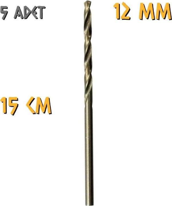 Kupa Tyson Metal Ahşap Delici HSS Matkap Ucu 12 mm. - 5 Adet - Image 1