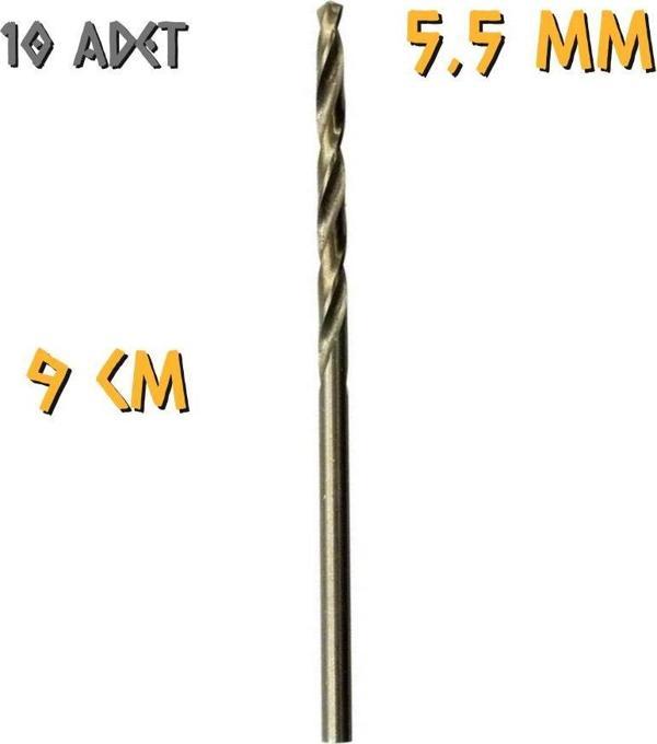 Kupa Tyson Metal Ahşap Delici HSS Matkap Ucu 5.5 mm. - 10 Adet - Image 1