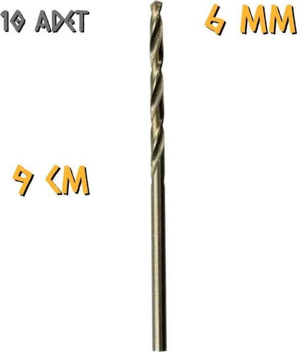 Kupa Tyson Metal Ahşap Delici HSS Matkap Ucu 6.0 mm. - 10 Adet - Image 1