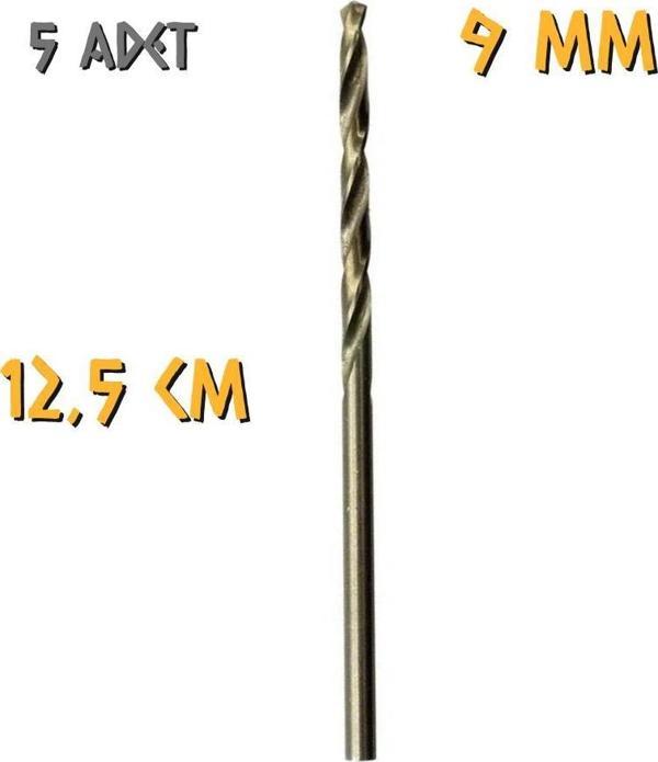 Kupa Tyson Metal Ahşap Delici HSS Matkap Ucu 9.0 mm. - 5 Adet - Image 1