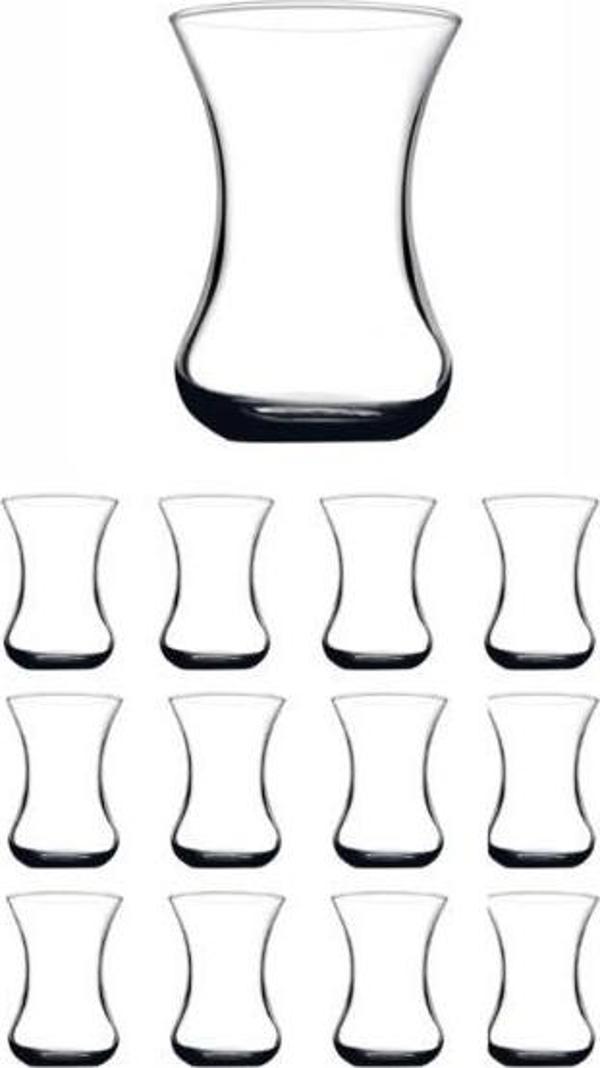 Paşabahçe 42381 Düz İnce Belli Çay Bardak 72 Li  - Image 1
