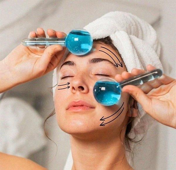 Buz Küresi Soğuk Masaj Ve Terapi Topu(leke Önleyici-cilt Pürüzsüzleştirici) - Image 1