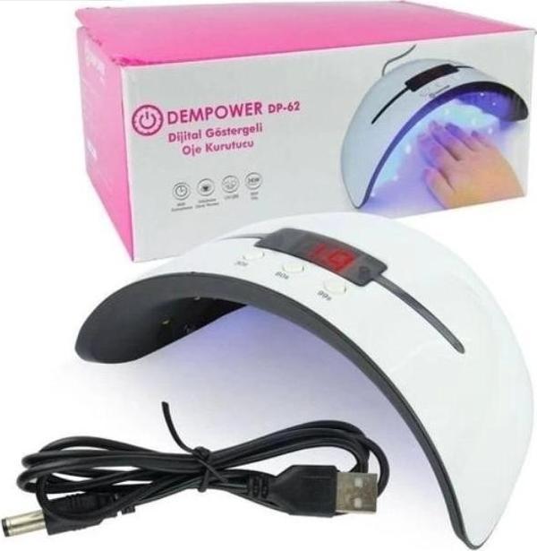 Ledli Profesyonel Taşınabilir Etkili Ve Tasarımlı Dijital Göstergeli Oje Kurutucu - Image 1