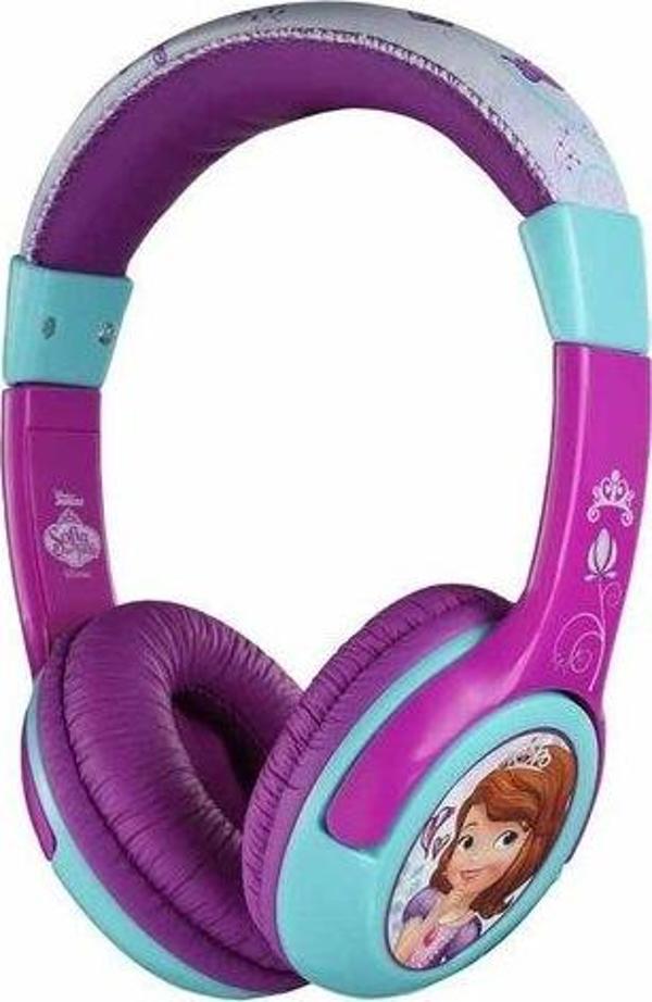 Volkano Amplify Disney Junior Prenses Sofya Lisanslı Kablolu Çocuk Kulaklığı - Image 1
