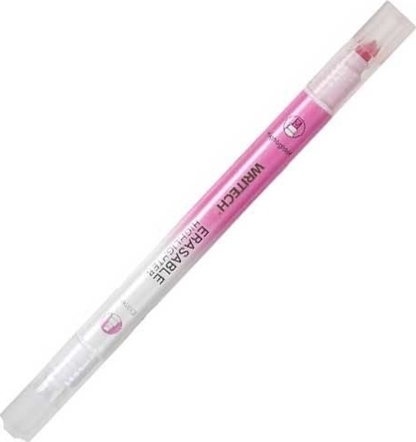 WRITECH W-822 SİLİNEBİLİR FOSFORLU KALEM NEON PEMBE - 12'Lİ KUTU - Image 1