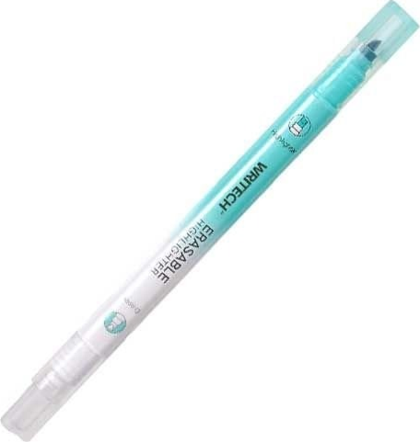 WRITECH W-822 SİLİNEBİLİR FOSFORLU KALEM NEON TURKUAZ - 12'Lİ KUTU - Image 1