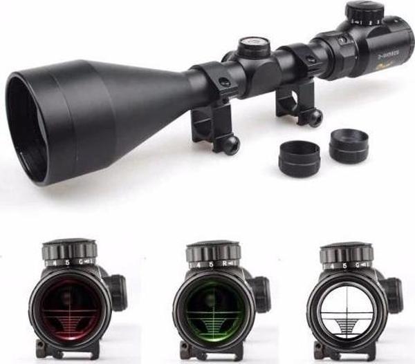 Tr-nikula 3-9x56eg Ateşli Aletler Dürbünü Çift Işık Kırmızı,yeşil Kaynaklı Zoomlu - Image 1