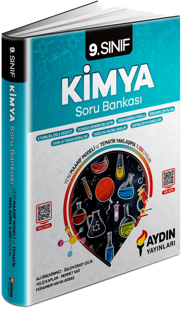 9. Sınıf Kimya Konu Özetli Soru Bankası  Aydın Yayınları (2024-2025) - Aydın Yayınları - Image 1
