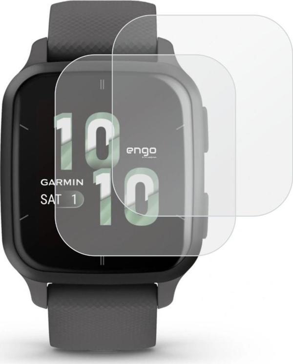 Garmin Venu Sq Mat Ekran Koruyucu TPU Film Şeffaf 2 Adet - Image 1