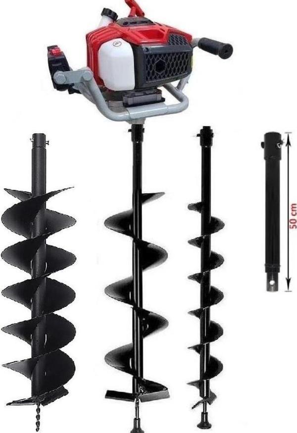 Gardenpro EA52P Toprak Burgu Makinası Seti - Image 1