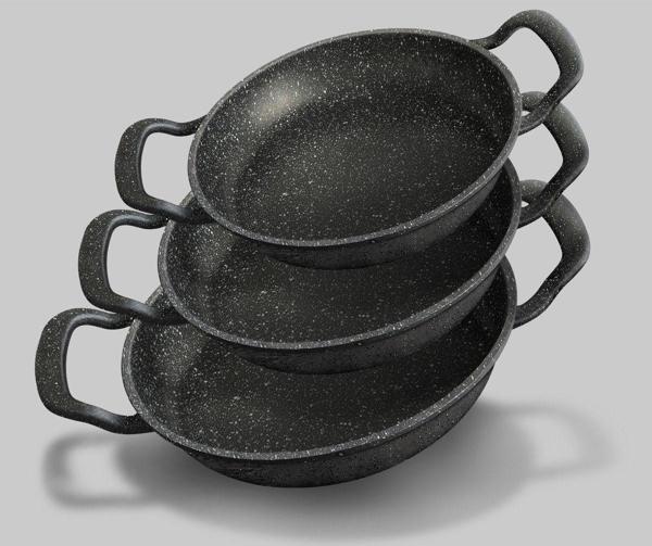Polenta Döküm Sahan Set(18-20-22 CM) - Image 1
