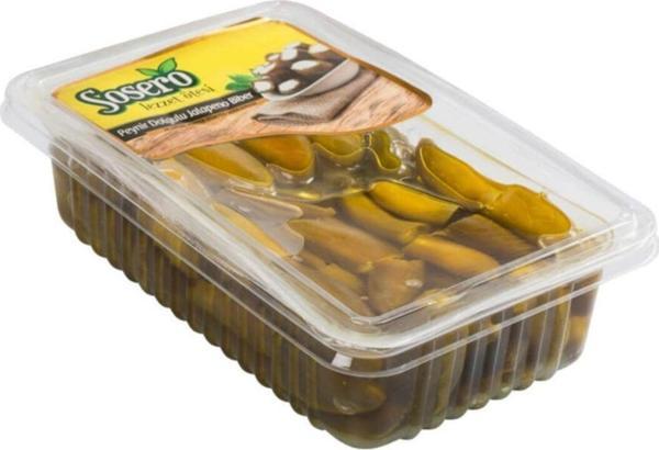 Sosero Peynir Dolgulu Jalapeno Biber 1300 Gr Tabak - Image 1