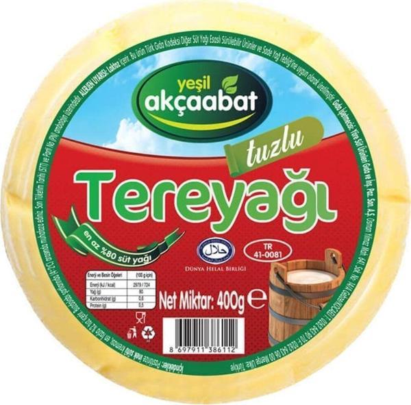 Yeşil Akçaabat Trabzon Tereyağı Tuzlu 2 X 400  gr - Image 1
