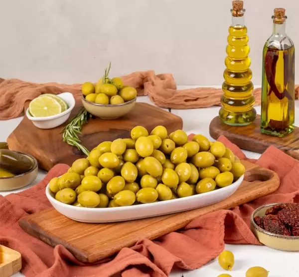 Yöre Kokteyl Yeşil Zeytin 2 Kg - Image 1