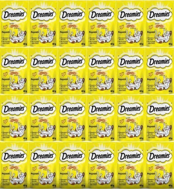 Dreamies Kedi Ödül Maması Peynirli 60 Gr X 24 Adet - Image 1