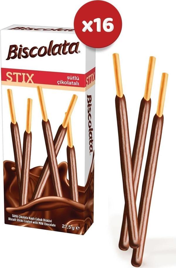 Biscolata Stix Sütlü 27,5 Gr X 16 Adet - Image 1