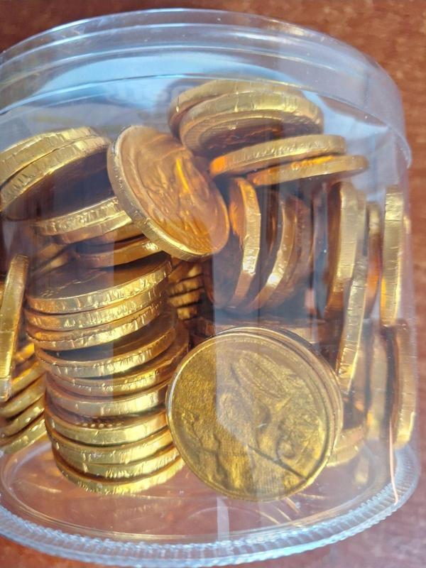 Bonart Choco Coins Altın Para Çikolata 130 Adet - Image 1