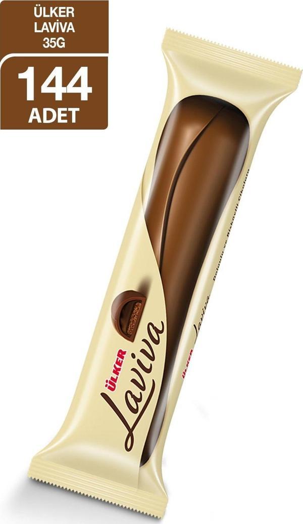 Ülker Laviva Dolgulu Ve Bisküvili Çikolata 35Gr X144 Adet - Image 1