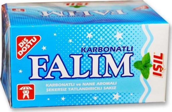 Falım Şekersiz Sakız Karbonatlı Işıl X 100 Adet - Image 1