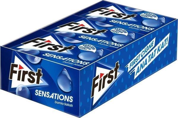 First Sensations Damla Sakızı Aromalı Sakız 27 Gr - 12 Adet - Image 1