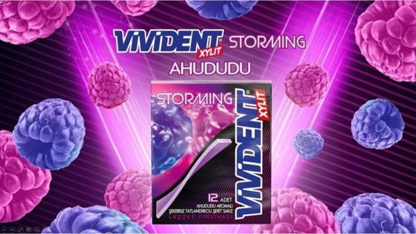 Vivident Vıvıdent Stormın Ahududu 18X33Gr - Image 1