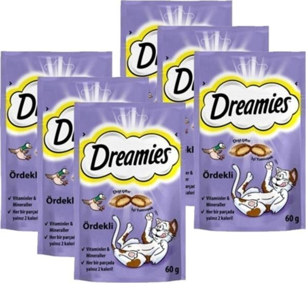 Dreamies Dreamis Ördekli Kedi Ödül Maması 60 Gr X 6 Adet - Image 1