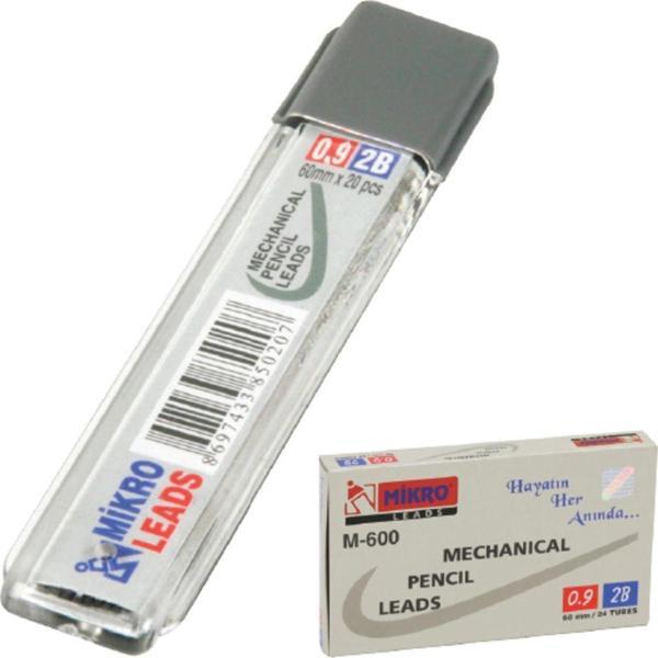 Mikro Min Leads 2B 60 Mm 0.9 Mm M - 600 Versatil Kalem Ucu (24 Tüp) - Image 1
