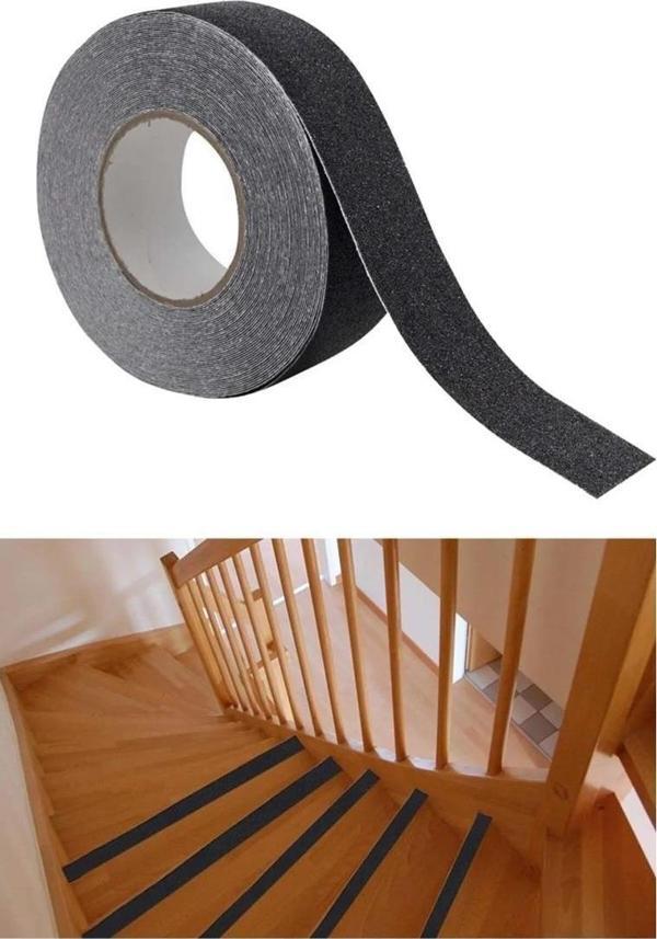 Merdiven Zemin Kaydırmaz Bant 50 mm x 25 mt Siyah - Image 1