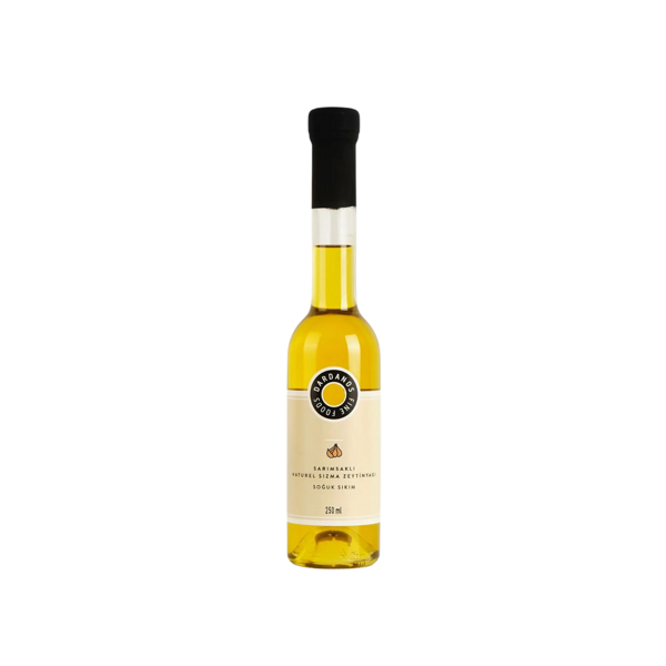 Dardanos Sarımsaklı Naturel Sızma Zeytinyağı 250 ml - Image 1