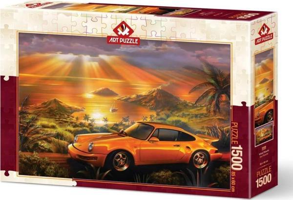 Art Puzzle Sarı Porsche - 1500 Parça 5406 - Image 1