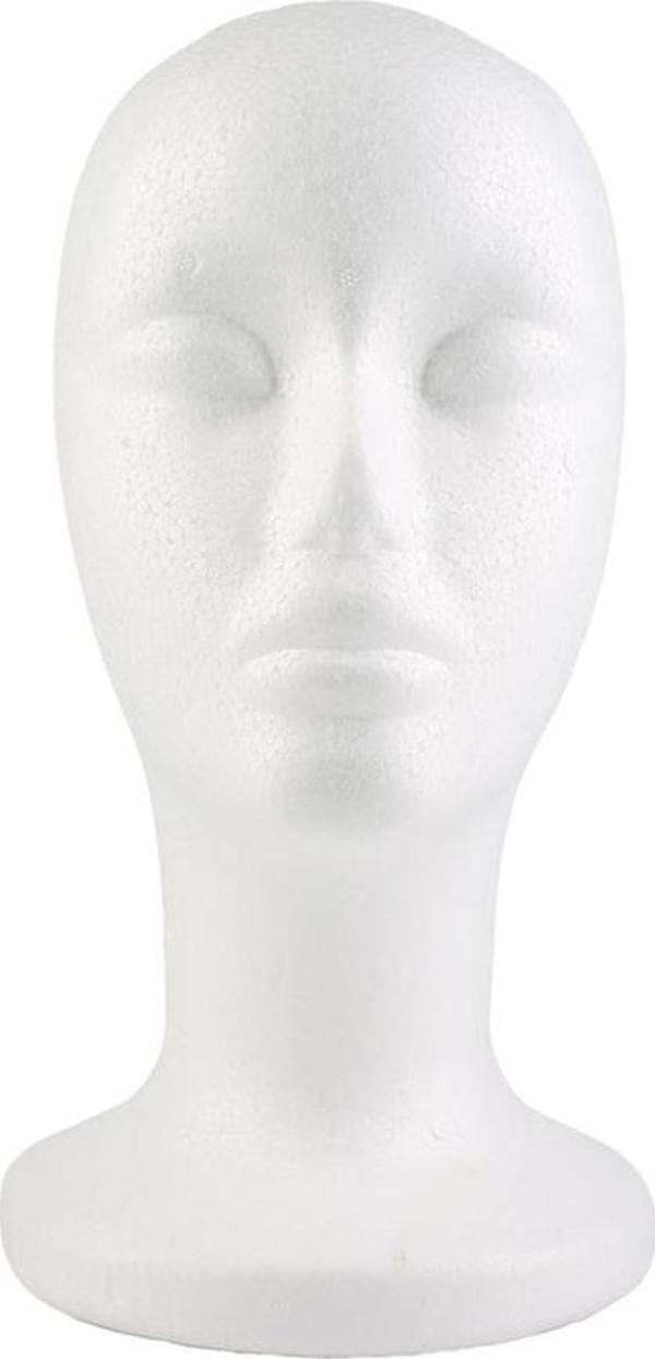  Köpük Beyaz Kafa Mankeni - Image 1