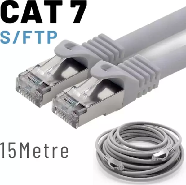 IRENIS 15 Metre CAT7 Kablo S/FTP LSZH Ethernet Network Lan Ağ Kablosu  - Image 1