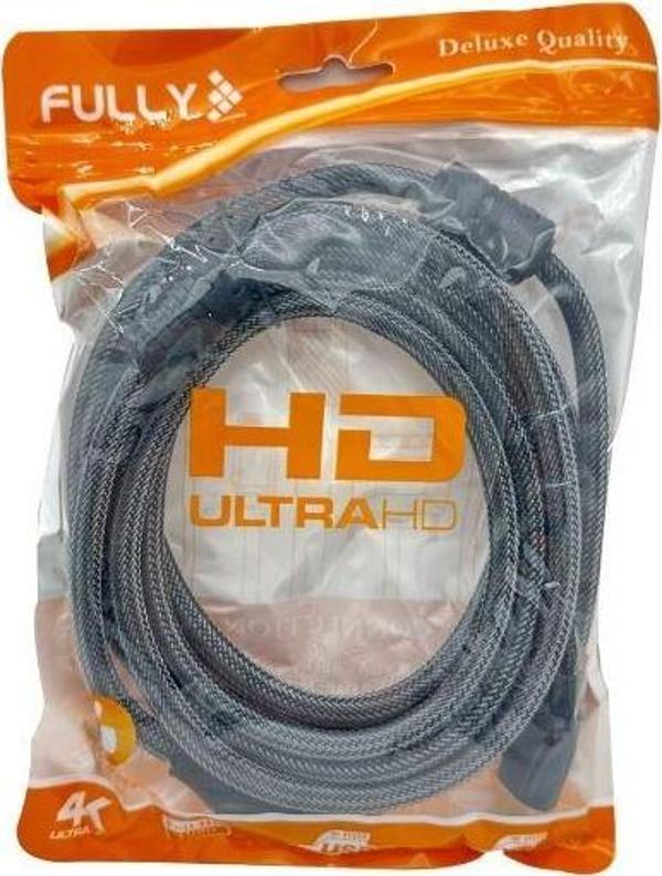 Fully 15 Metre Örgülü Gold Uçlu HDMI Kablo - Image 1