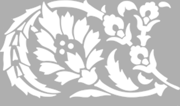 Leylak Çiçek Stencil Boyama şablonu 30x30 cm, Duvar Stencil, Fayans Stencil, Mobilya Stencil - Image 1