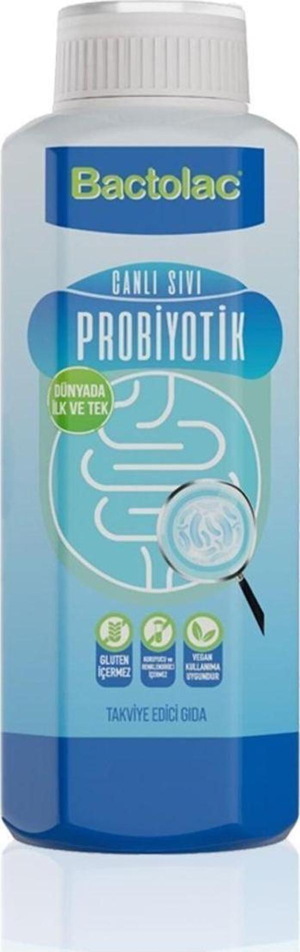 Bactolac Aktif Probiyotik - 1000 Ml (Dünyada Canlı Organizma Içeren Tek Sıvı Probiyotik) - Image 1