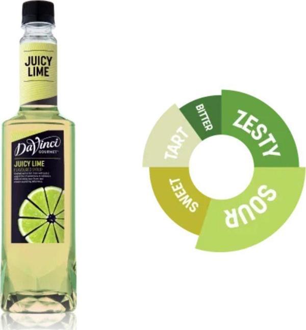 DaVinci Gourmet Misket Limon (Juicy Lime) Aromalı Kokteyl Şurup 750 Ml. - Image 1