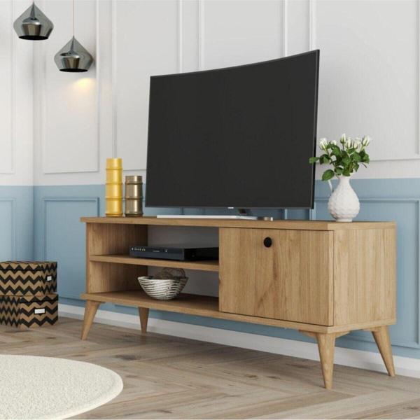 Mezza 1562 Retro Tv Ünitesi 120 Cm Sepet Rengi - Image 1