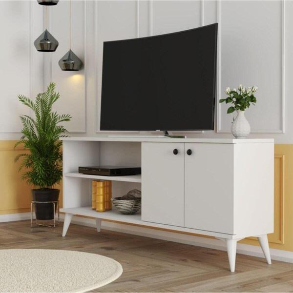 Mezza 1574 EVEREST 138 CM TV ÜNİTESİ BEYAZ - Image 1