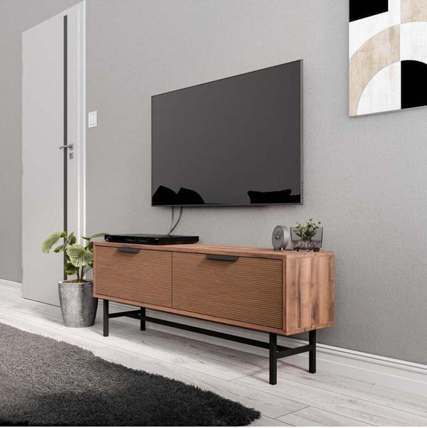 Mezza 4012 BLANCO 138 CM (METAL AYAKLI) TV ÜNİTESİ HAT KAPLAN - Image 1