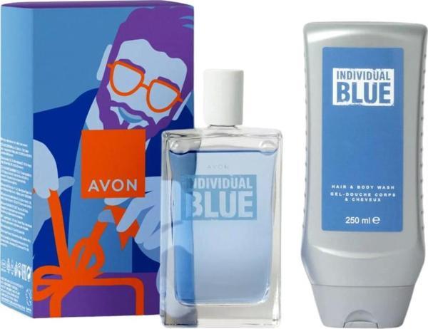 Individual Blue Erkek Parfüm Saç ve Vücut Şampuanı Hediye Seti - Image 1