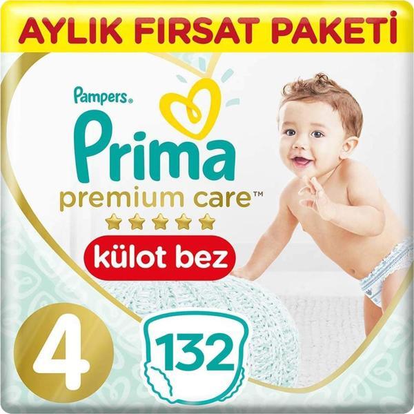 Prima Premium Care Bebek Külot Bezi 4 Beden 44x3 132 Adet - Image 1