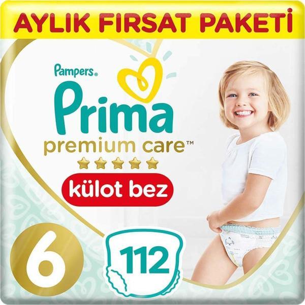 Prima Premium Care Bebek Külot Bezi 6 Beden 28x4 112 Adet - Image 1