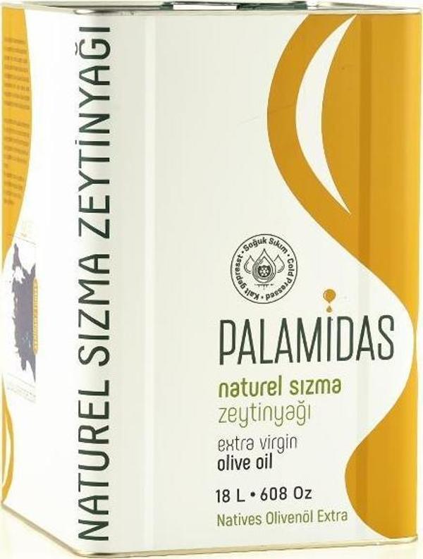Palamidas 18 LT Tnk Soğuk Sıkım Natürel Sızma Zeytinyağı - Image 1