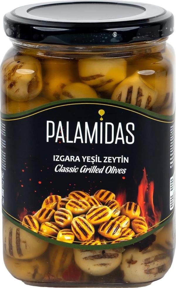 Palamidas Izgara Yeşil Zeytin 995 gr Cam Kavanoz - Image 1